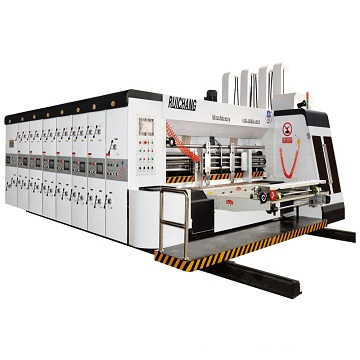 Carton machinery manufacturer automatic 4colors printing slotting machine